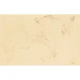 Georg Ehrlich, STUDIES FOR SCULPTURE, 1958, pen and ink on paper