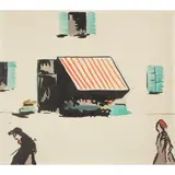Claud Lovat Fraser, FRENCH STREET AND OTHER DRAWINGS, ink, watercolour and gouache on card