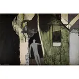 Keith Vaughan, FIGURE BY A HOUSE, 1956