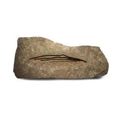 Andy Goldsworthy, SINGLE SANDSTONE, 1987, split and carved stone