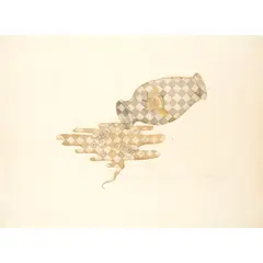 Scottie Wilson, THE FLIES AND THE HONEYPOT (AESOP'S FABLES), 1944, ink and watercolour on paper, 38cm x 51.5cm (15in x 20 ¼in)