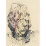 Pavel Tchelitchew, HEAD OF A CLOWN, 1938