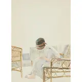 David Remfry, SEATED GIRL, 1981, watercolour on paper
