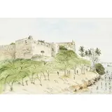 David Gentleman, MOMBASA: OUTER WALLS OF PORT JESUS, 1976