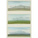 David Gentleman, THREE EARLY MORNING STUDIES OF KILIMANJARO, KENYA, 1976