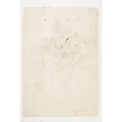 Stanley Spencer, SKETCH FOR 'MAKING FIRE BELT, BANGALORE', pencil on paper