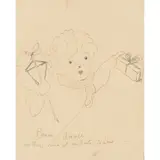 Francis Picabia, HAPPY NEW YEAR, pen and ink on paper