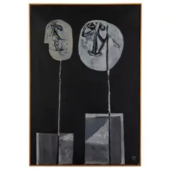 Marc Mendelson, LES MASQUES, 1949, oil on canvas