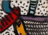 Alan Davie, RED SCRUBBER, 1960 (O.158A)