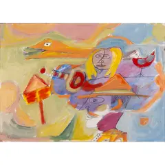 Patrick Hayman, SOLDIER FROM THE WAR RETURNING, 1984, oil on board