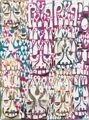 Phil Frost, UNTITLED, 2007, mixed media on hand-made paper