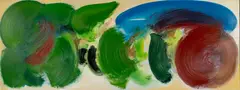 William Tillyer, LANDSCAPE (HORIZONTAL WITH CLOUDS) [FROM THE WESTWOOD PAINTINGS], 1989, oil on canvas