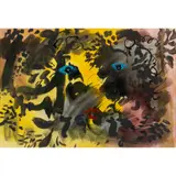 John Piper, FOLIATE HEAD, watercolour, ink and gouache on paper