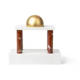 Ettore Sottsass, ARCHITECTURAL SCULPTURE, DESIGNED 1986, marble and gold leaf
