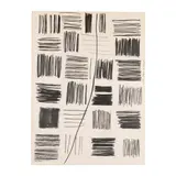 Colette Morey de Morand, RELEASING TIME - 1, 1979, graphite on wove paper