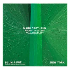 Simon Linke, MARK GROTJAHN AT BLUM & POE, 2014, oil on canvas