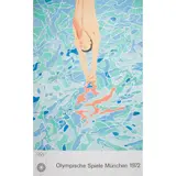 David Hockney, OLYMPISCHE SPIELE MÜNCHEN (BAGGOTT 34), 1972, Lithograph