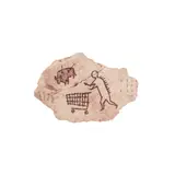 Banksy, PECKHAM ROCK POSTCARD, Off-set lithograph on shaped wood board
