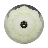 LOTUS FLOWER WHITE by Takashi Murakami, 2009, Off-set lithograph with cold stamp and high gloss varnishing, 99/300, sold May 2024