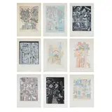 Eduardo Paolozzi, CALCIUM NIGHT LIGHT - 1974-7, each signed and numbered in pencil to margin, some also dated in pencil, printed by Advanced Graphics, London, some with their blindstamp, published by the artist (9)