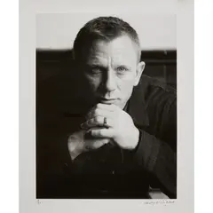 DANIEL CRAIG by Terry O'Neill, 2012, Silver gelatin print, 10/50, sold May 2024