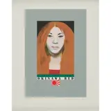 Sir Peter Blake, WRESTLER: OKINAWA RED, 2017, Screenprint, 8/50