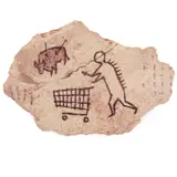 Banksy, PECKHAM ROCK POSTCARD, Off-set lithograph on shaped wood board