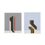 Michael Hale, TWO SCREENPRINTS: INTERVAL 2 - 1981 & INDICATO -1979, Screenprint, A/P