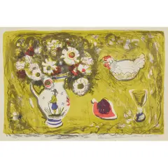 Anne Redpath, COCKTAIL, 1957, Lithograph, 22/50