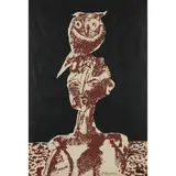 Robert Colquhoun, MAN WITH AN OWL, Lithograph