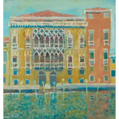 Carlo Rossi, PALAZZO PISONI-MORETTA, VENICE, 1990, oil on canvas board