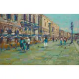 John Mackie, A VENETIAN WALKWAY, 1992, oil on canvas