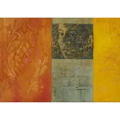 Victoria Crowe, VENICE WALL, oil on board