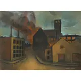 Martin Kane, CITY FIRE, 1988, pastel