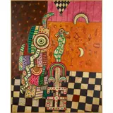 Alan Davie, OPUS 0.1009: STUDY FOR AN ELIZABETHAN SPIRIT, NO.9