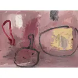 Fraser Taylor, ME AND THE POND, 1997, Oil on paper