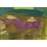 Elizabeth Blackadder, RECLINING FIGURE, EVENING, 1966, oil on board