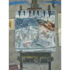 Robin Philipson, THE COVERING SEA, C.1985, oil on canvas