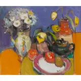 Gordon Bryce, STILL LIFE WITH FRENCH VASE, oil on canvas