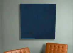 Felim Egan, UNTITLED BLUE, 2002, acrylic and mixed media on canvas