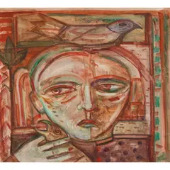 Joyce W. Cairns, MISSING, 1993, oil on paper