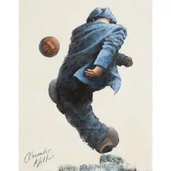 Alexander Millar, HERE'S YER BALL BACK, acrylic on canvas
