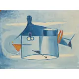 George Wyllie, BLUE ABSTRACT, 1965, oil on board