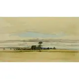 James Morrison, UNTITLED (ANGUS LANDSCAPE), 1977, oil on board