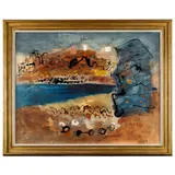 John Piper, POINTE DU CHATEAU, BRITTANY, c.1960, oil on canvas