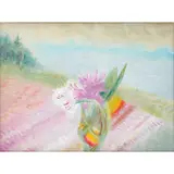 Winifred Nicholson, RHODODENDRONS, EIGG (PINK RHODODENDRONS), 1980, Oil on canvas