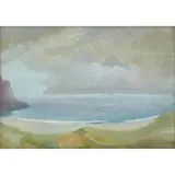 Winifred Nicholson, SOUND OF RUM FROM BAY OF LAIG, ISLE OF EIGG (THE SINGING SANDS), EARLY 1950s, oil on board