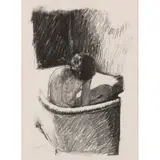 Pierre Bonnard, LE BAIN (BOUVET 92a), lithograph on paper, from Album des peintres lithographes de Manet à Matisse, from the un-numbered edition of 525, printed by Atelier Duchatel, published by Edmond Frapier, Galerie des Peintres-Graveurs, Paris