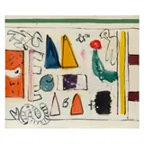 Alan Davie, SIGNS OF LIFE, FEBRUARY 1962 (OPUS O.446), oil on canvas