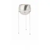 Adi Toch, VESSEL ON STILTS NO.8, 2015, stainless steel and resin